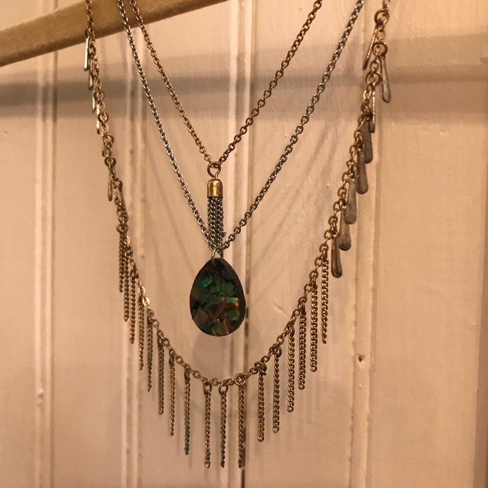Boho layered necklace